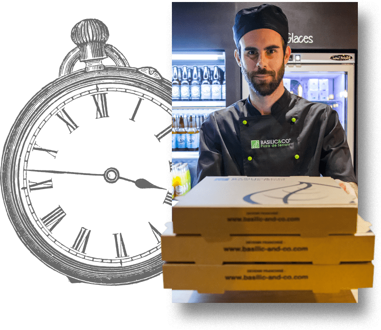 convivialité pizzeria Basilic and Co