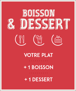 Image de Formule PDJ Boisson Dessert