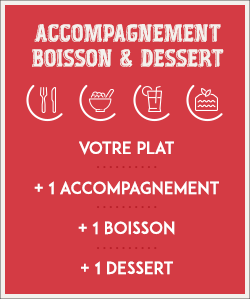 Formule Petite-Salade Boisson Dessert