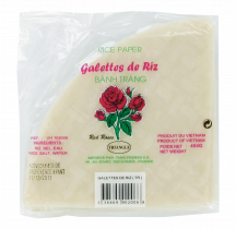GALETTES DE RIZ TRIANGLE RED ROSES 454G