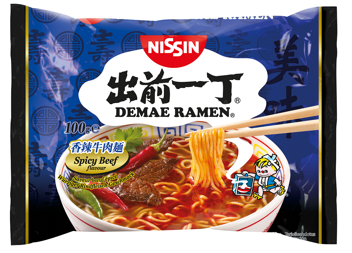 NOUILLES SAVEUR BŒUF EPICE NISSIN 100G