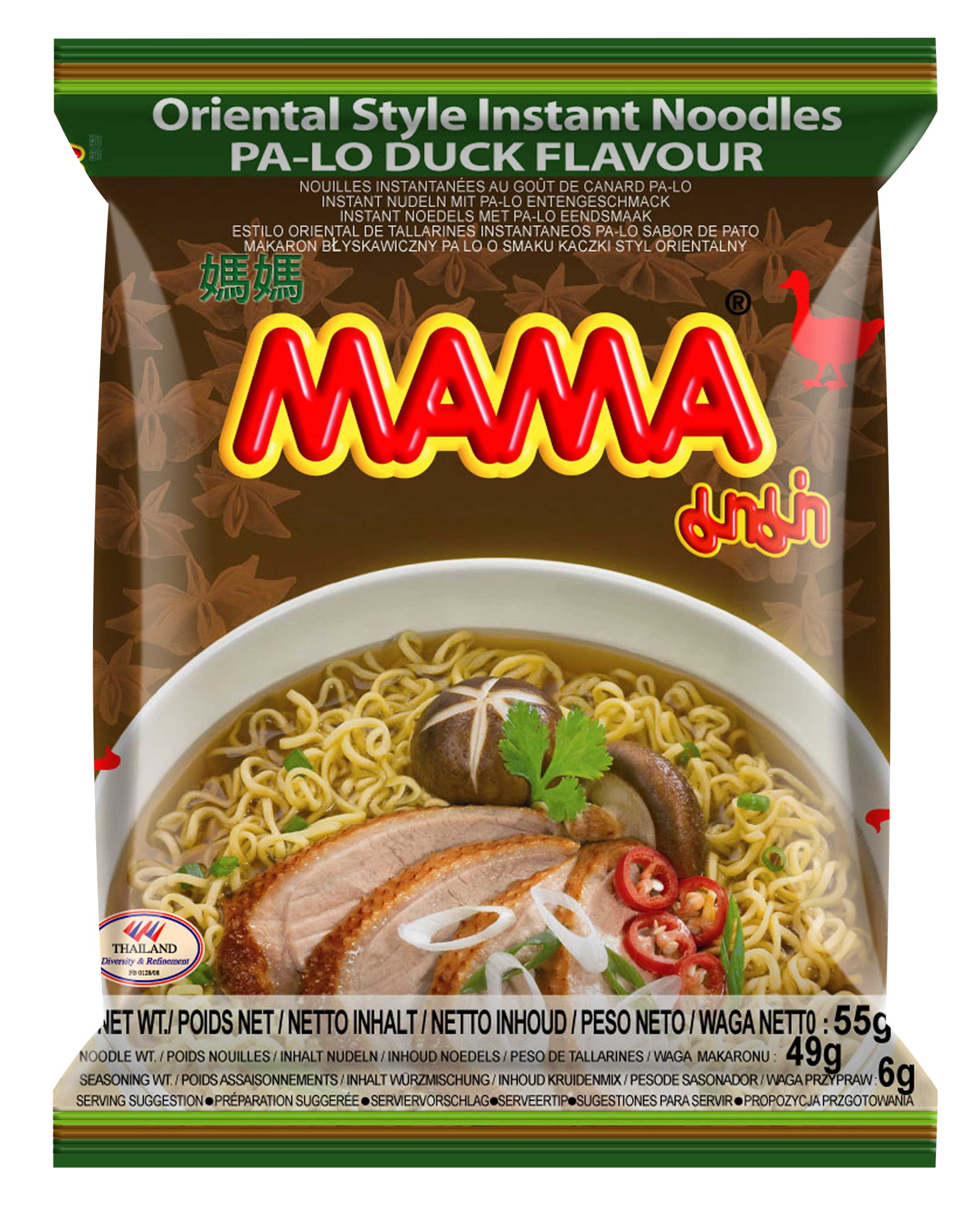 NOUILLES SAVEUR CANARD MAMA 55G