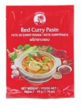 PATE DE CURRY ROUGE COCK 50G