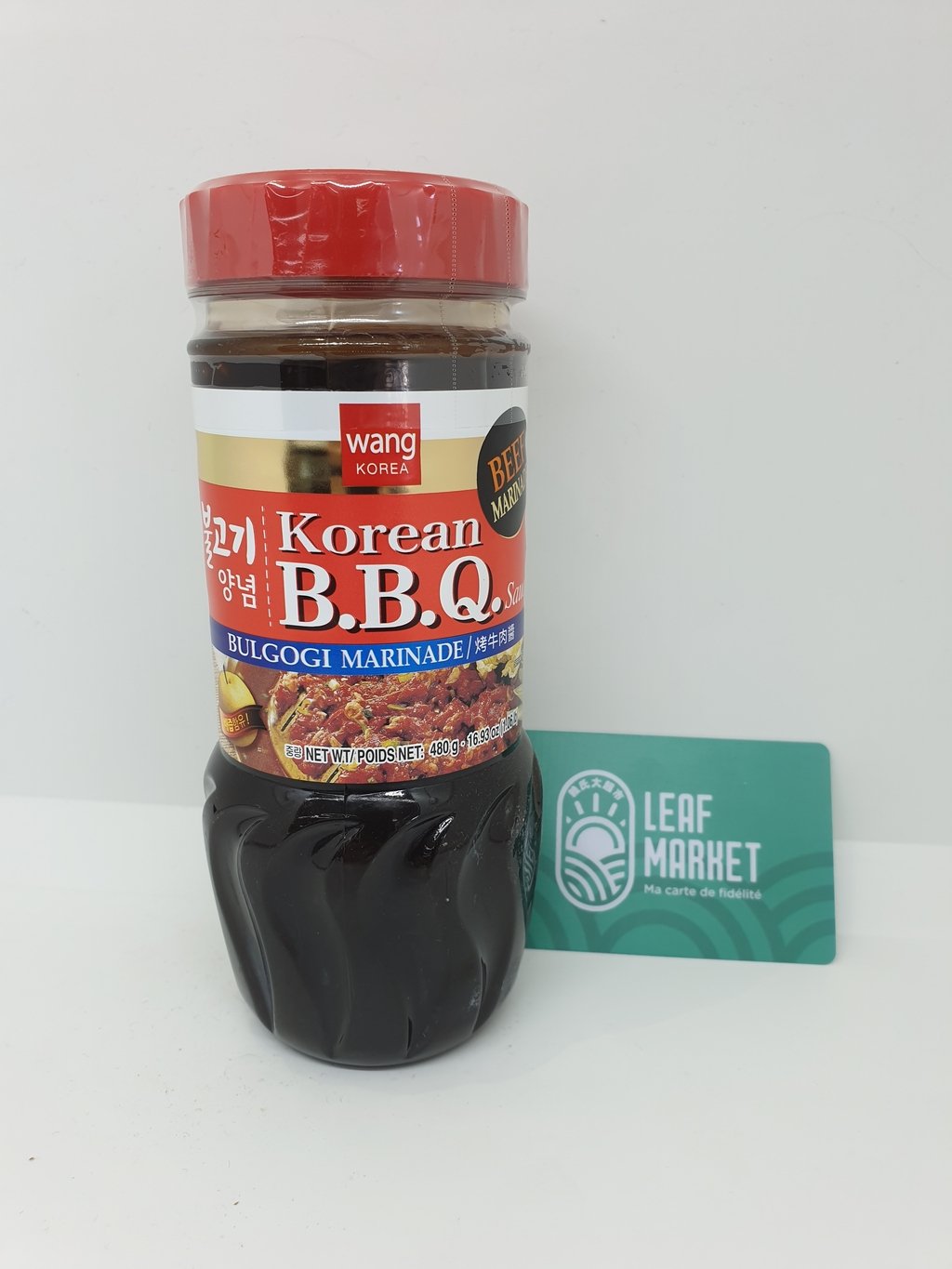SAUCE BBQ AU BOEUF W.KOREA 480G KR