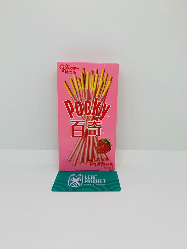 BISCUIT POCKY SAVEUR FRAISE 55G CH