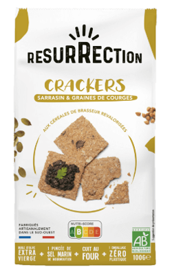 Image de Crackers sarrasin & graines de courges - 100gr 