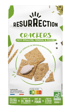 Image de Crackers épautre, fenouil & poivre - 100gr 