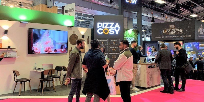 PIZZA COSY PRÉSENT SUR LES SALONS DE LA FRANCHISE