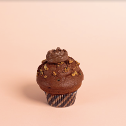 Image de Muffin brownie coeur choco noisette