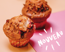 Image de Muffin fruits rouges granola