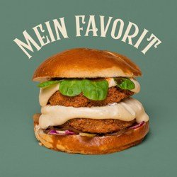 Image de Burger Mein Favorit Vegetarisch Grob