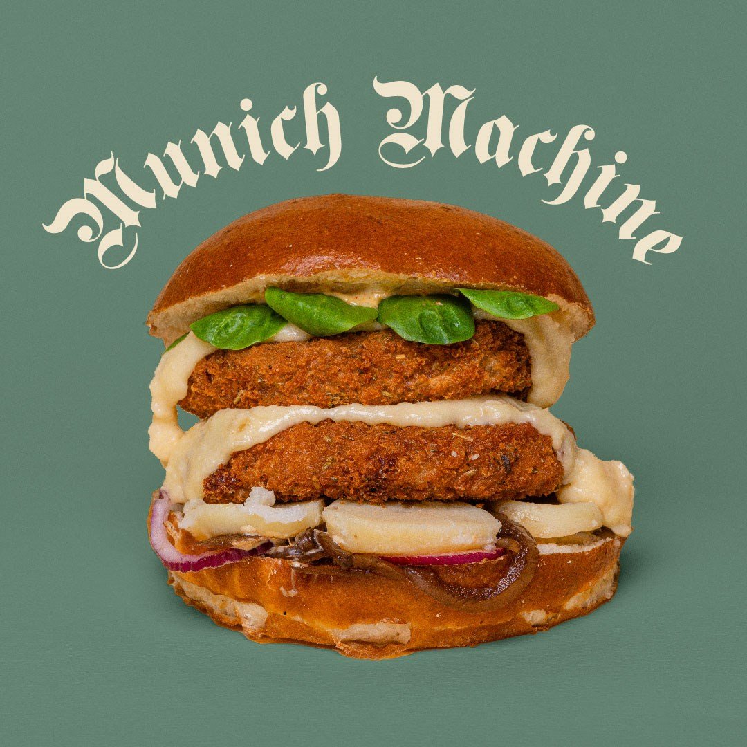 Burger Munich Machine Vegetarisch Grob