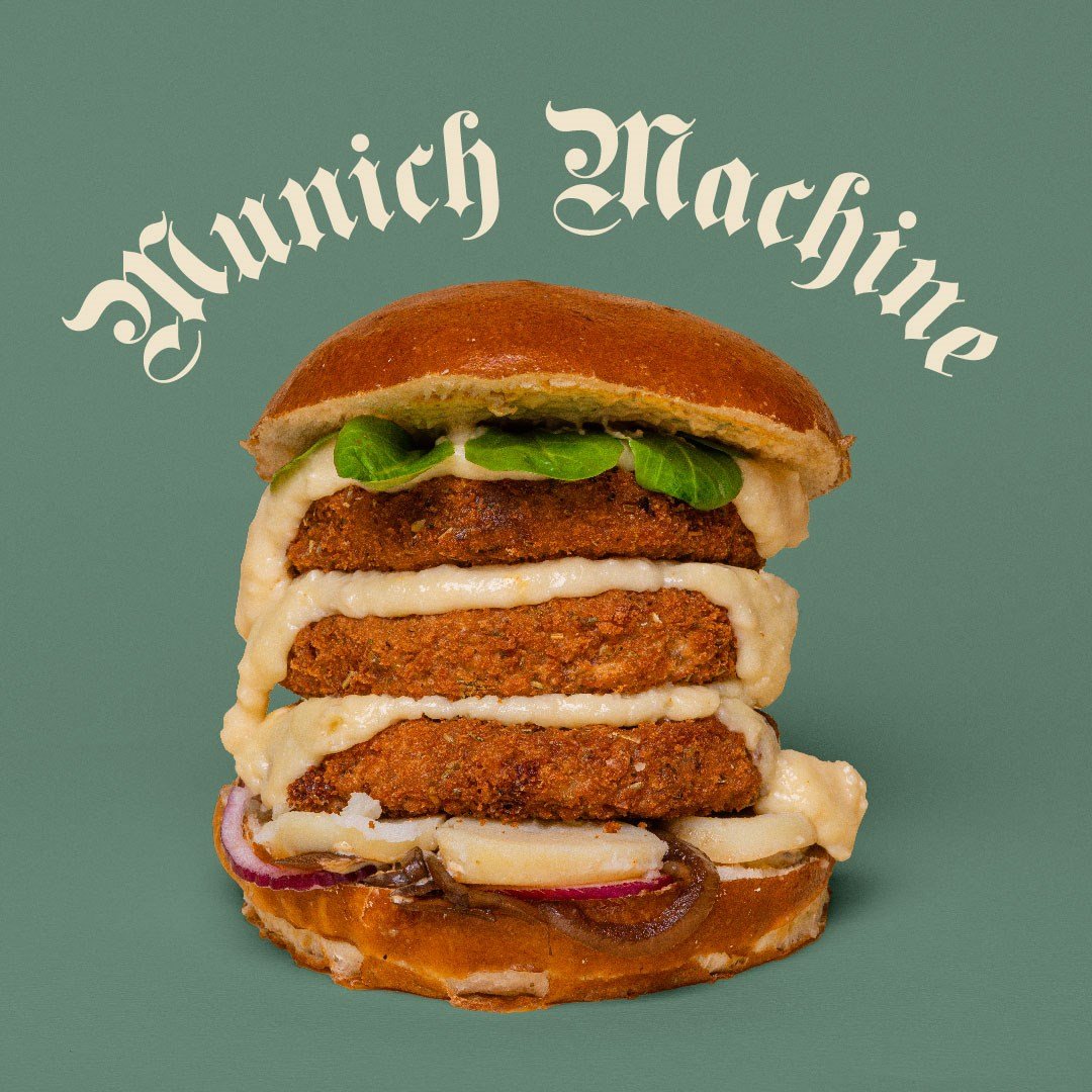 Burger Munich Machine Vegetarisch Zuper Grob