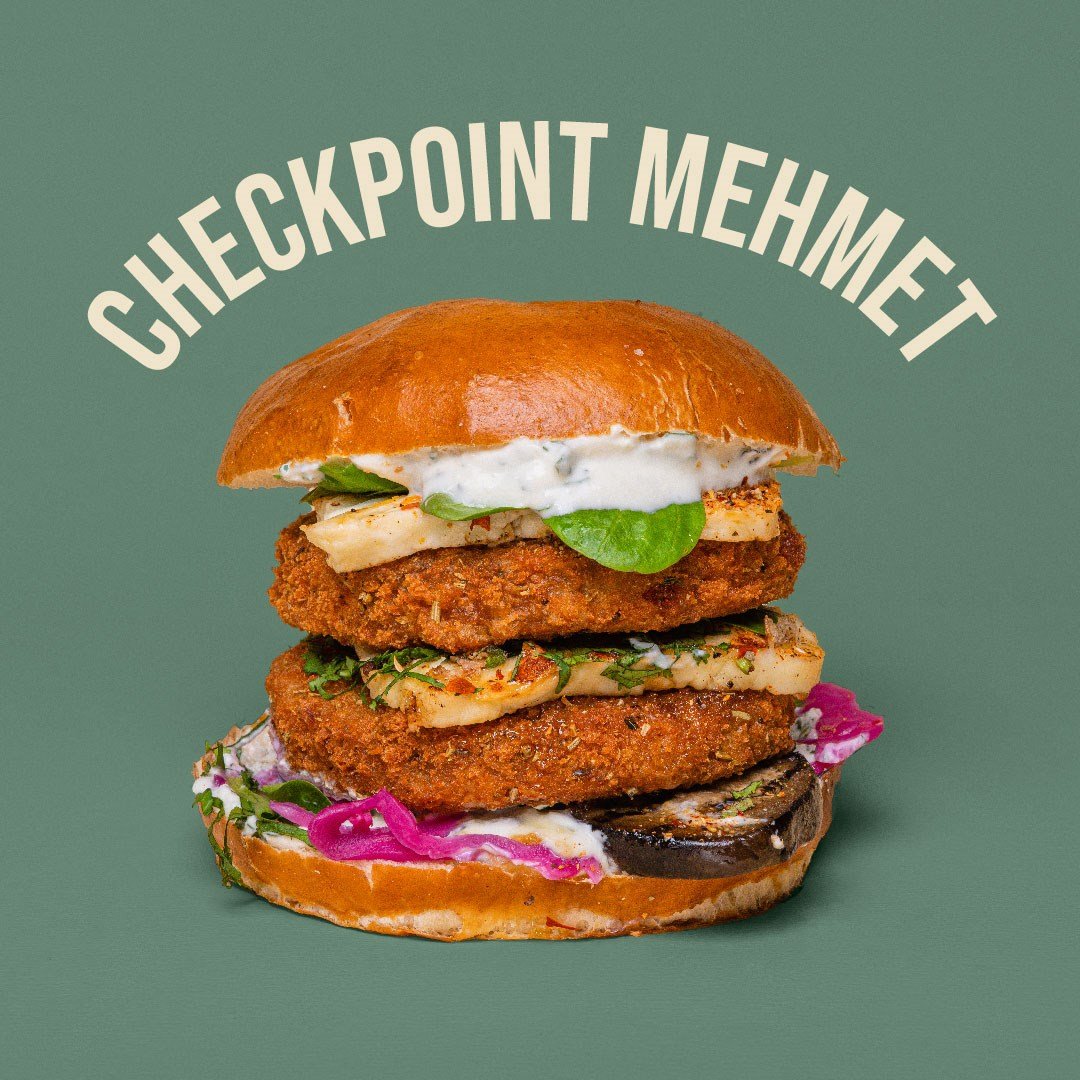 Burger Checkpoint Mehmet Vegetarish Grob