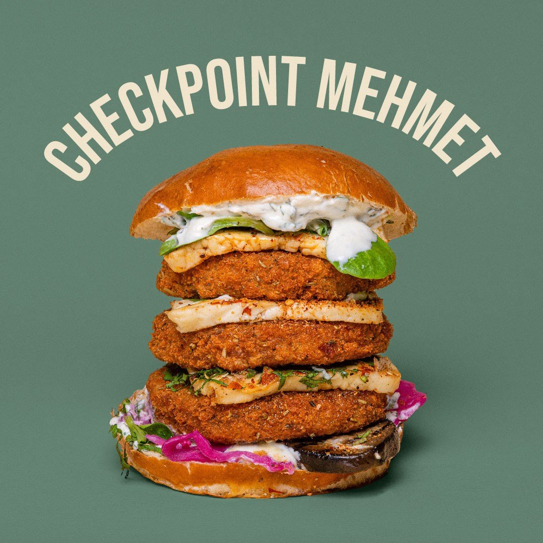 Burger Checkpoint Mehmet Vegetarish Zuper Grob