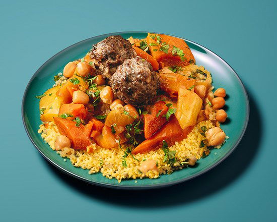 Couscous Boulette de boeuf