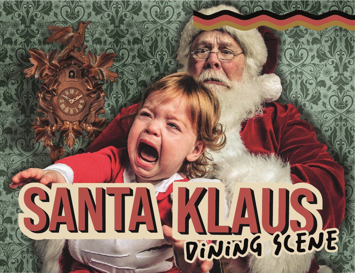 Santa Klaus dining scene