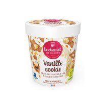 Glace vanille cookie