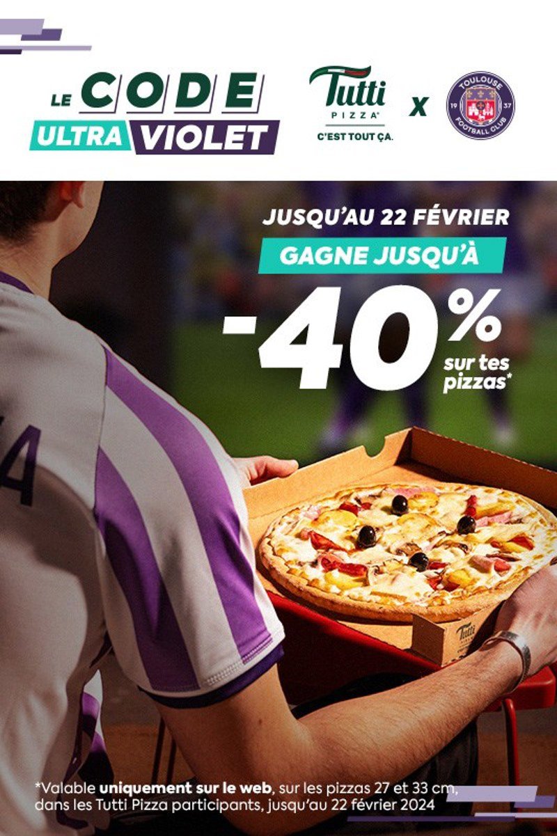 Tutti Pizza récompense ta passion pour le TÉFÉCÉ !