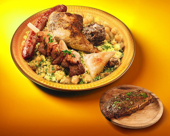 Couscous aux pois chiches Royal + Boeuf