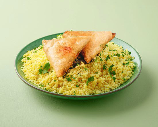 Couscous nature Samoussa