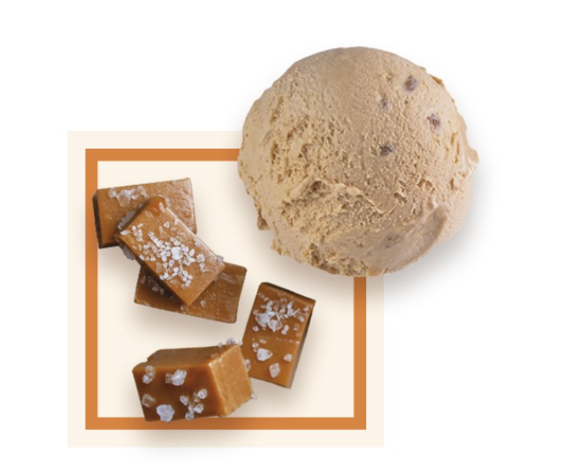 	 Glace Caramel au beurre demi sel d'Isigny AOP
