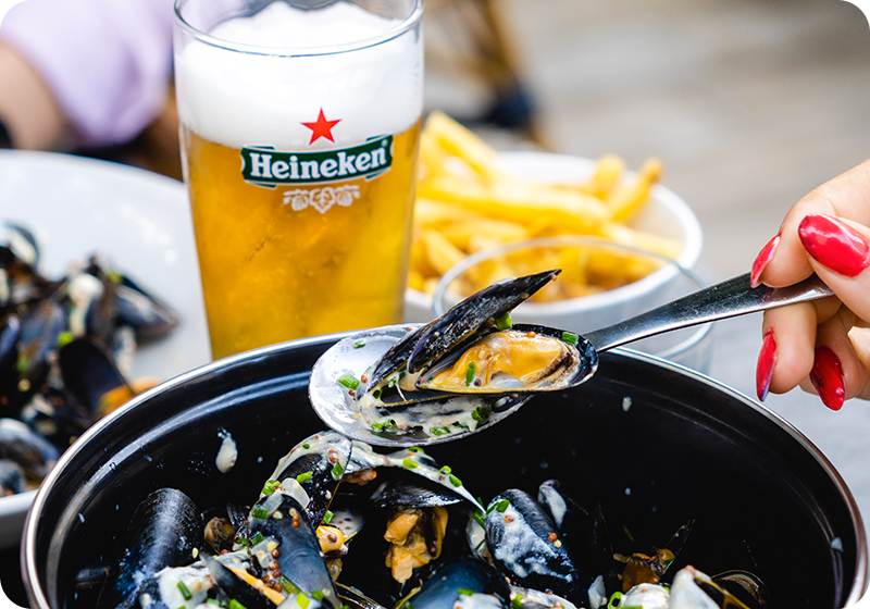 MOULES FRITES