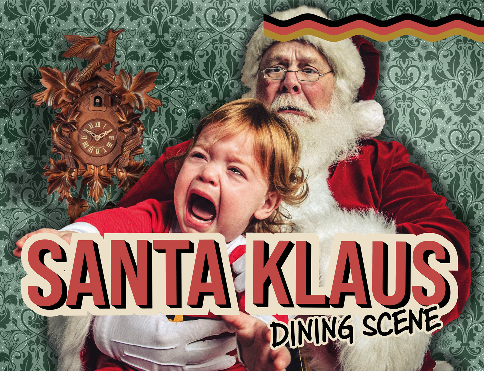 Santa Klaus Dining Scene