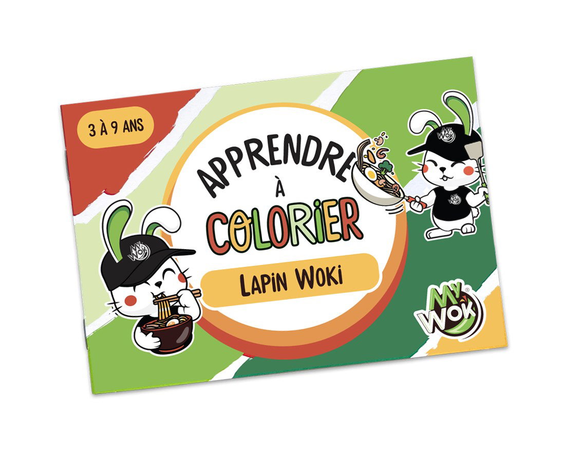 Coloriage "Lapin Wokids" Offert