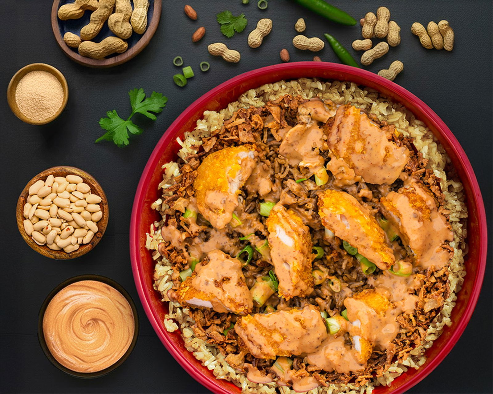 Crousty Wok - KIRIN (Saté-Cacahuètes) 