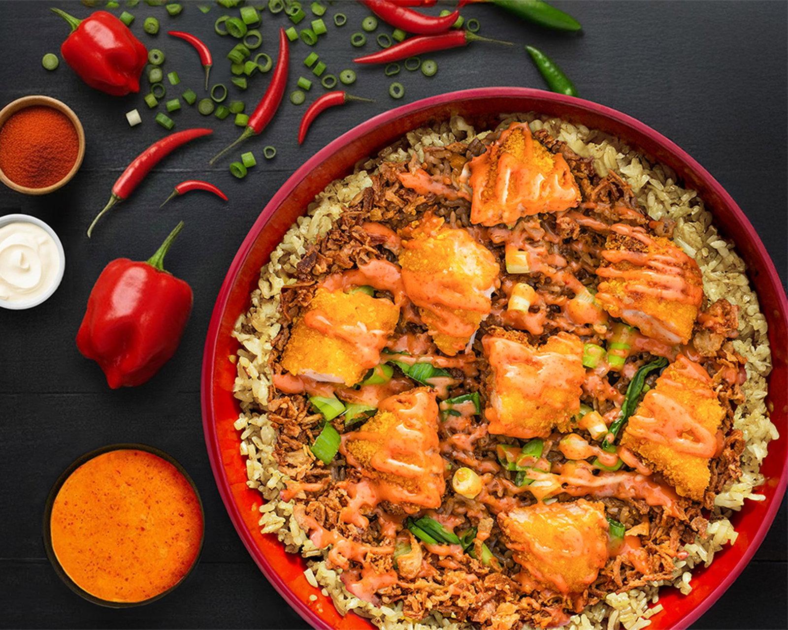 Crousty Wok - DRAGON (Épicé) 🐉🌶️