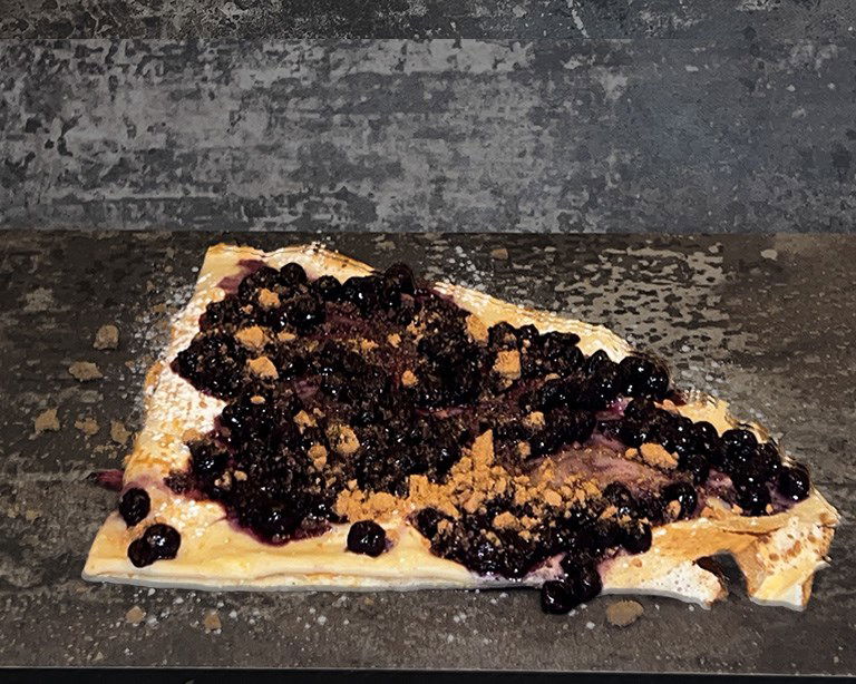 crêpe aux myrtilles*