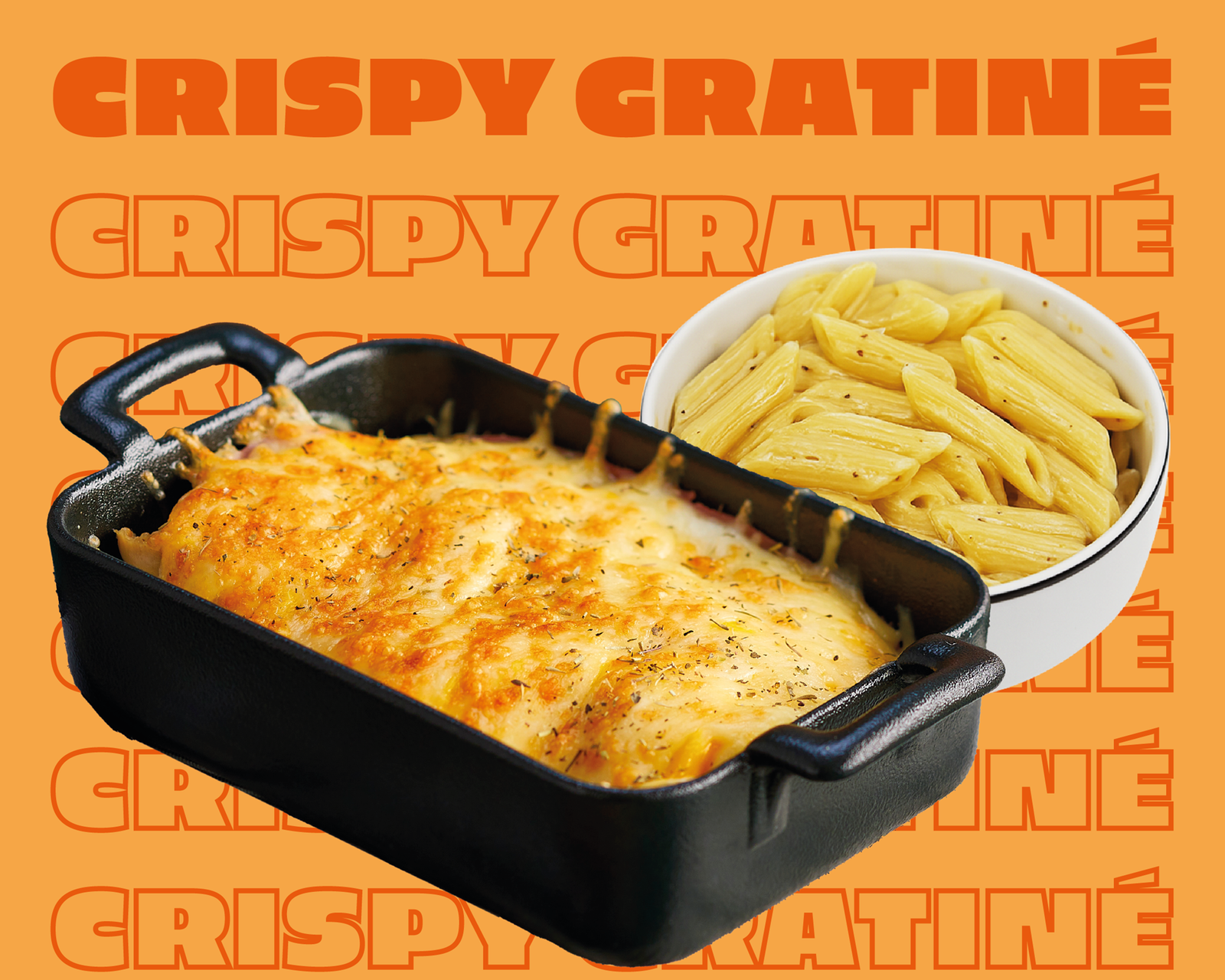 Poulet Crispy Gratiné