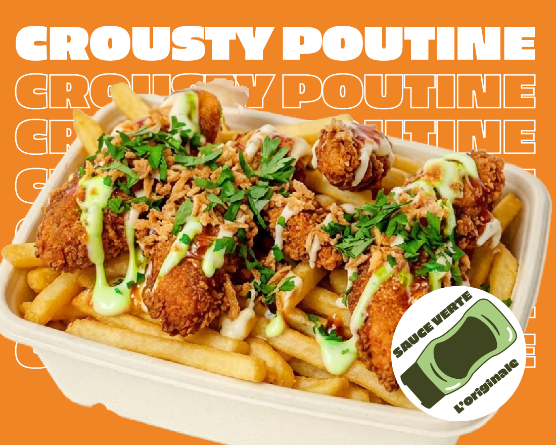 Crousty Poutine Sauce PB Verte