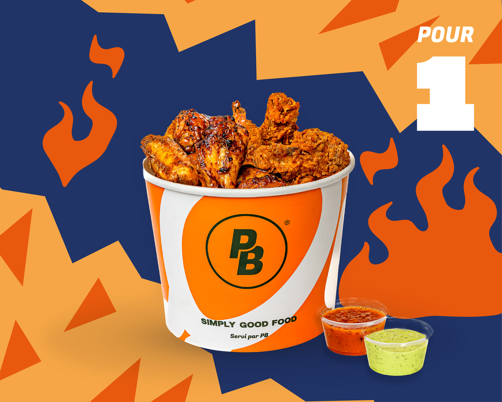 Bucket Solo 10 Wings Mix