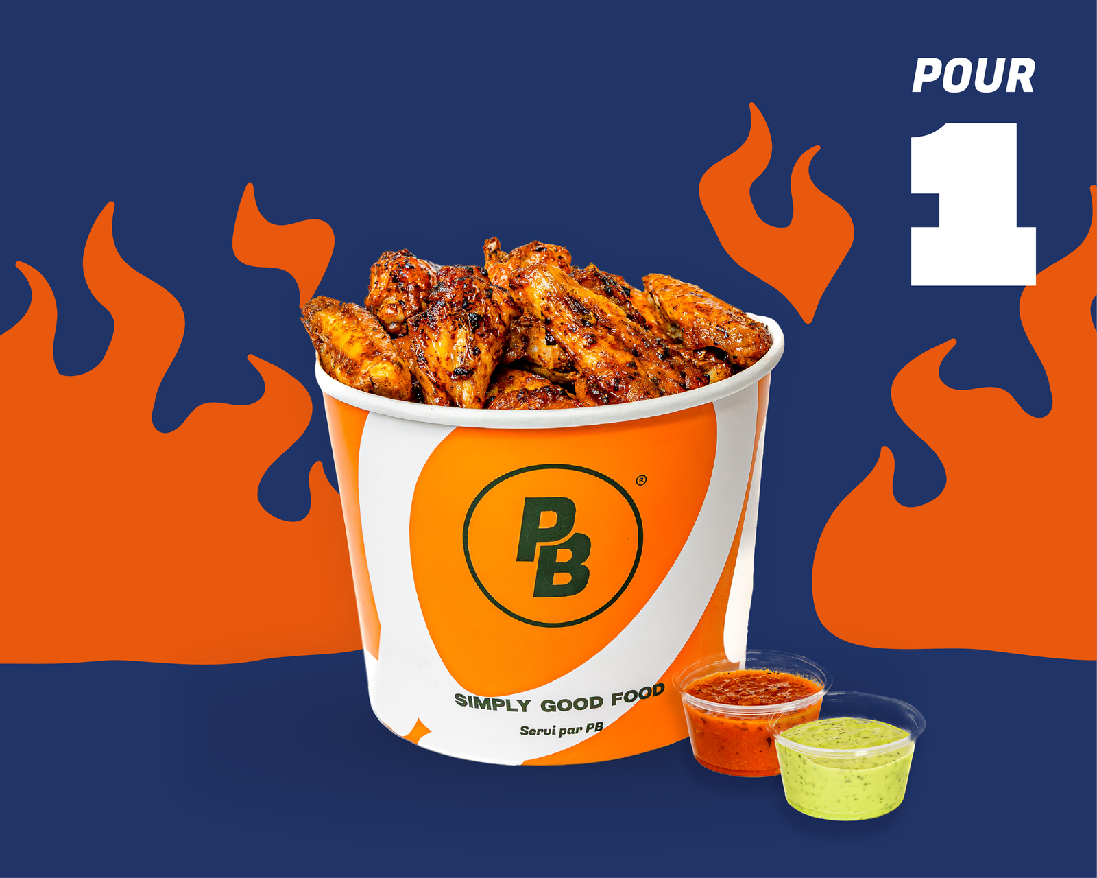 Bucket Solo 10 Wings Braisées
