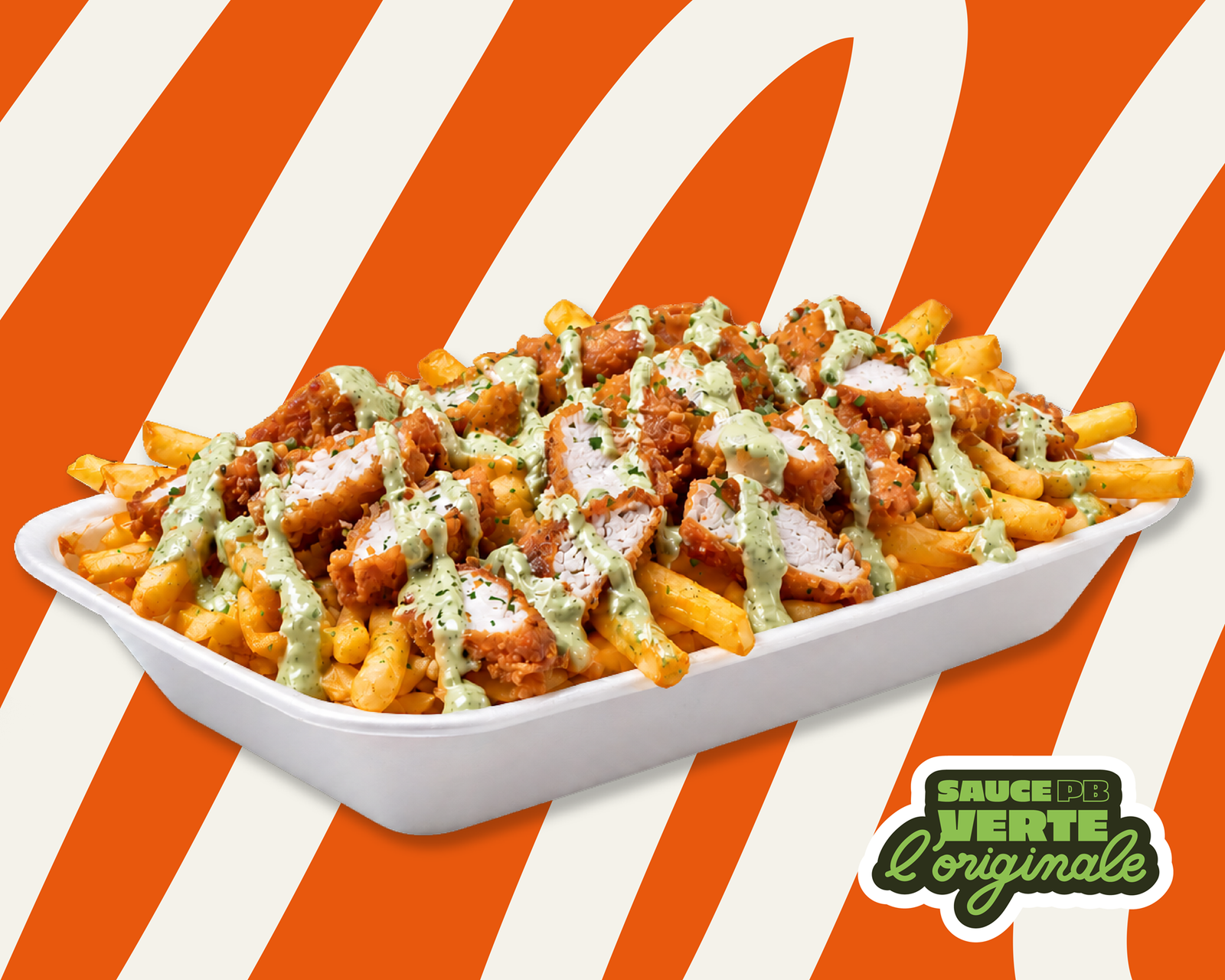 Crousty Poutine Sauce PB Verte