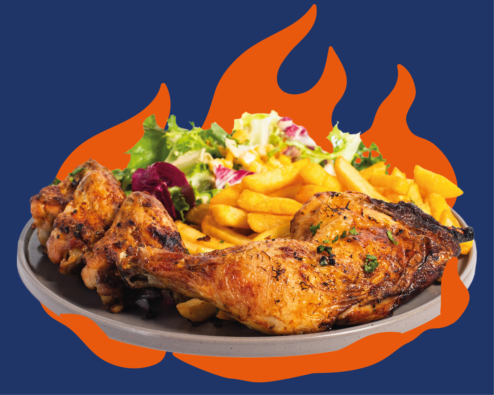 Mix Wings & Cuisse Braisées.