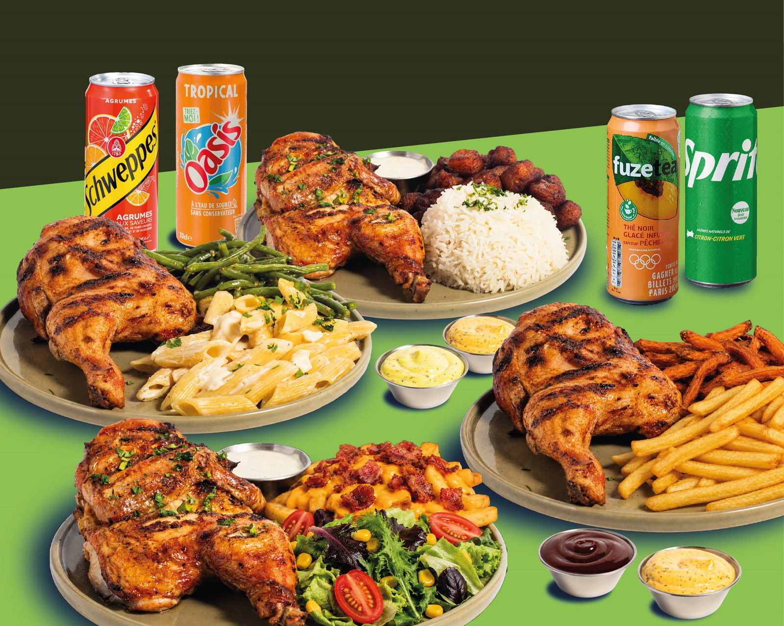 🍗🔥👨‍👩‍👧‍👦 Menu Family L’Original PB Poulet Braisé