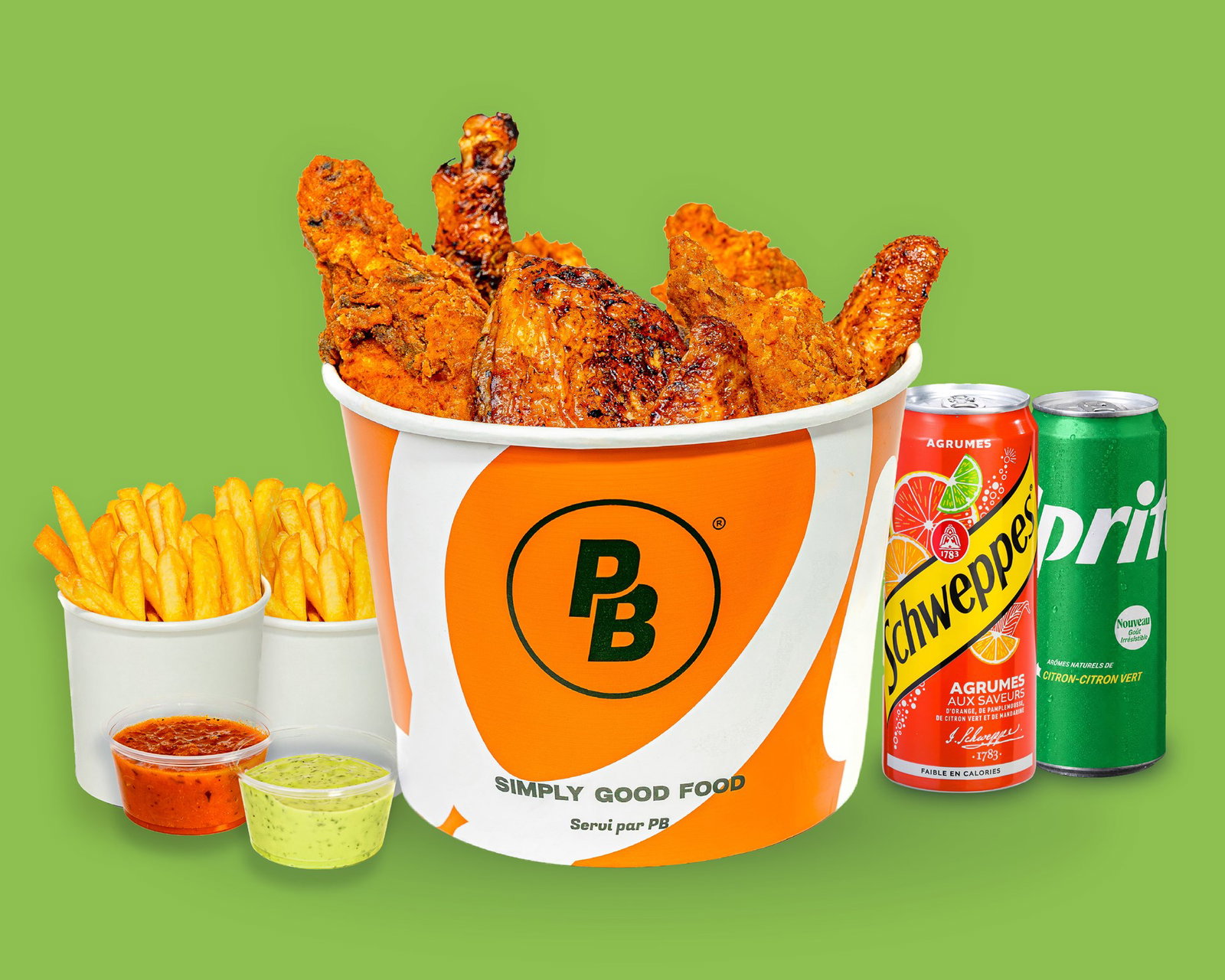 🍗🍟🥤 Menu Bucket Duo Cuisses & Tenders 10 pièces