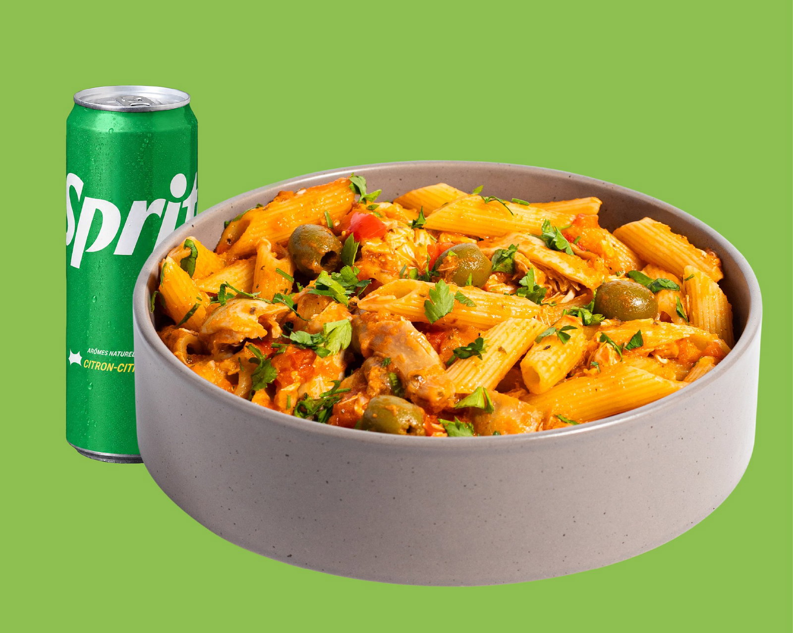 🌶️🍝 Menu Pâtes Arrabiata Poulet